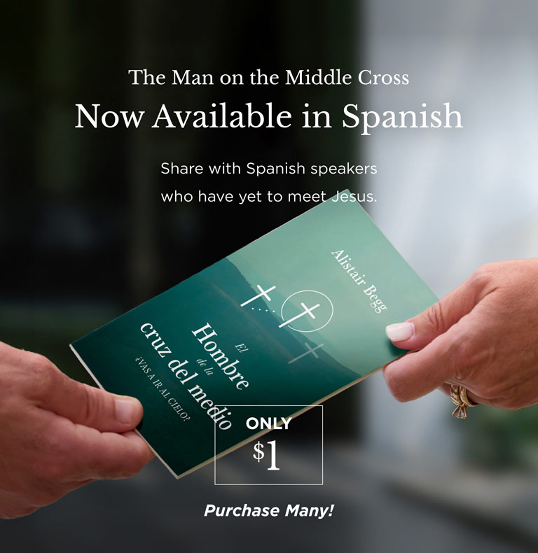 `Man on the Middle Cross` Now available in Spanish (only $1)
