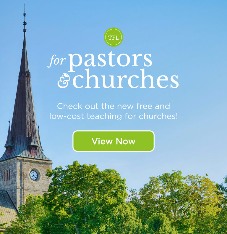 New free and low-cost teaching for churches! View now.