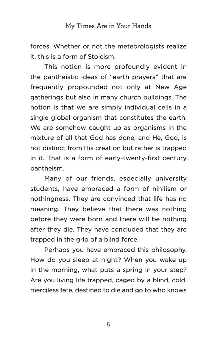 My Times Are in Your Hands (Booklet) Store Truth For Life