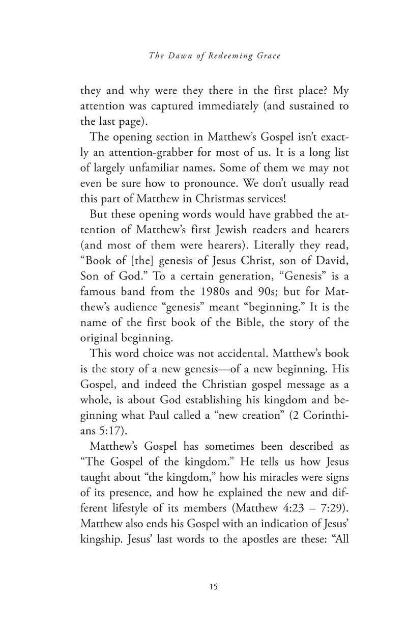 The Dawn of Redeeming Grace Store Truth For Life