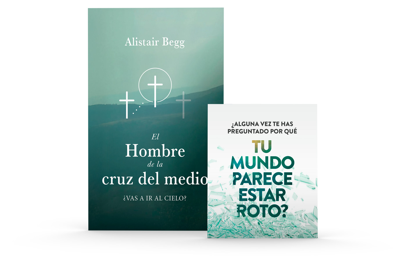 The Man on the Middle Cross and Gospel Tract (Spanish Bundle)