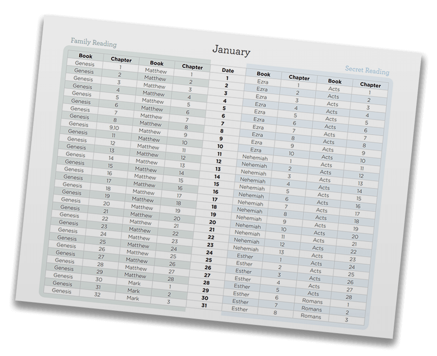 Bible Reading Plan Pdf Free